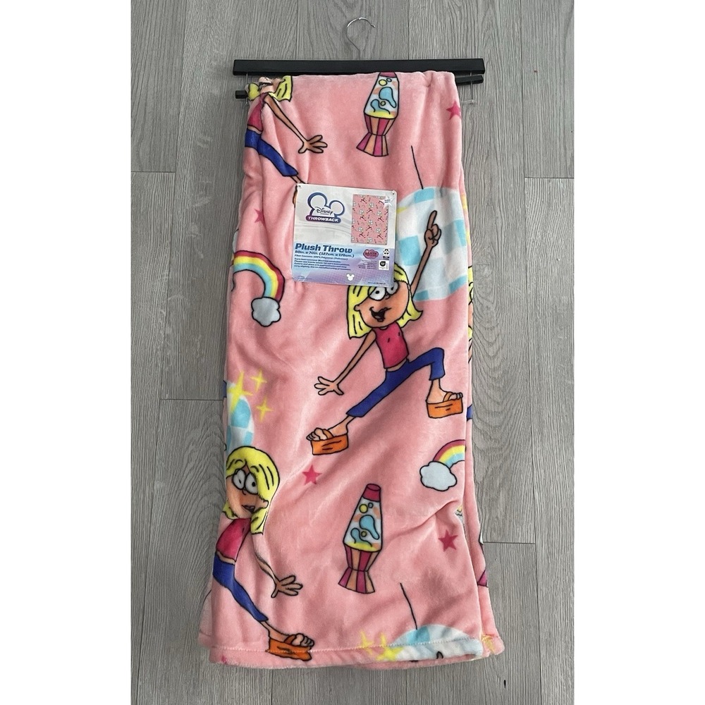 NEW Walt Disney Lizzie McGuire Throwback Plush Blanket Twin Size Y2K 50" x 70"